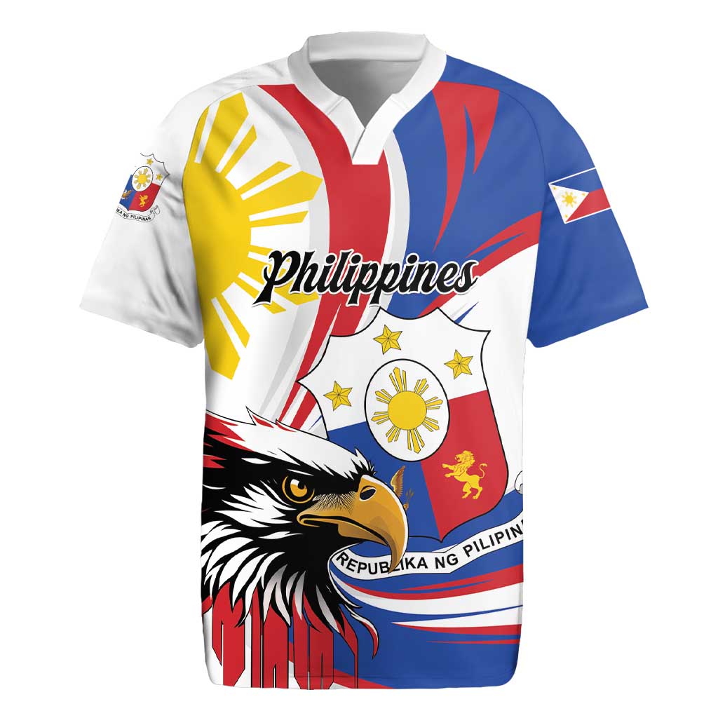 Personalized Philippines Eagle Rugby Jersey Republika ng Pilipinas