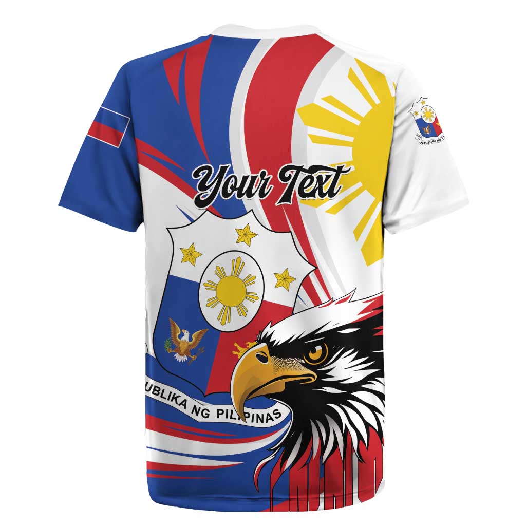 Personalized Philippines Eagle Rugby Jersey Republika ng Pilipinas