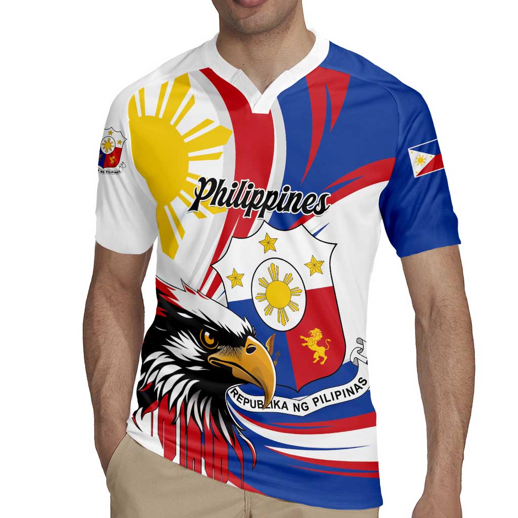 Personalized Philippines Eagle Rugby Jersey Republika ng Pilipinas