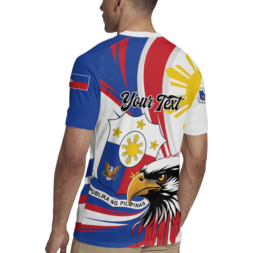Personalized Philippines Eagle Rugby Jersey Republika ng Pilipinas