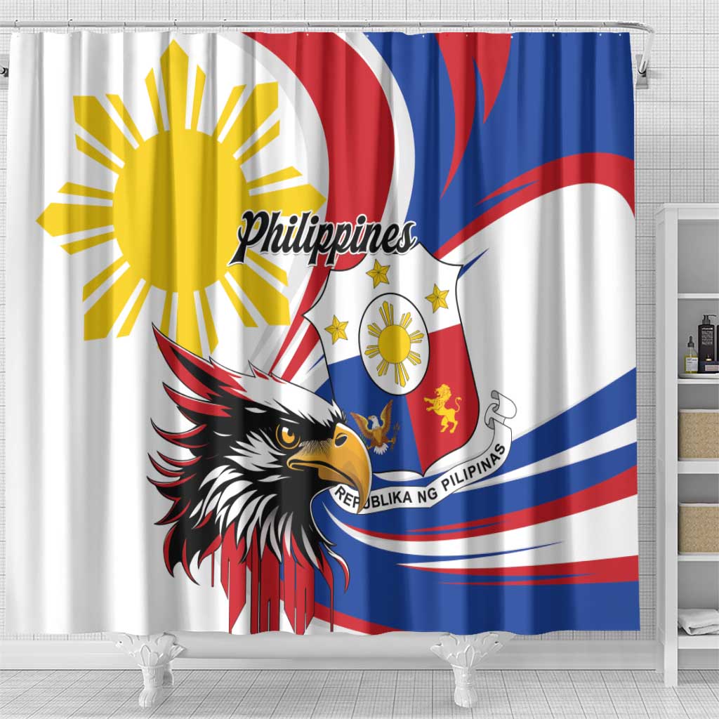 Philippines Eagle Shower Curtain Republika ng Pilipinas