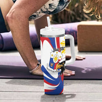 Personalized Philippines Eagle Tumbler With Handle Republika ng Pilipinas