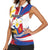 Personalized Philippines Eagle Women Sleeveless Polo Shirt Republika ng Pilipinas