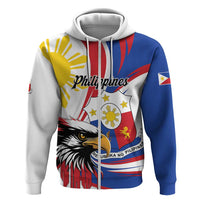 Personalized Philippines Eagle Zip Hoodie Republika ng Pilipinas