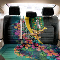 British Virgin Islands Tropical Back Car Seat Cover Curve Style