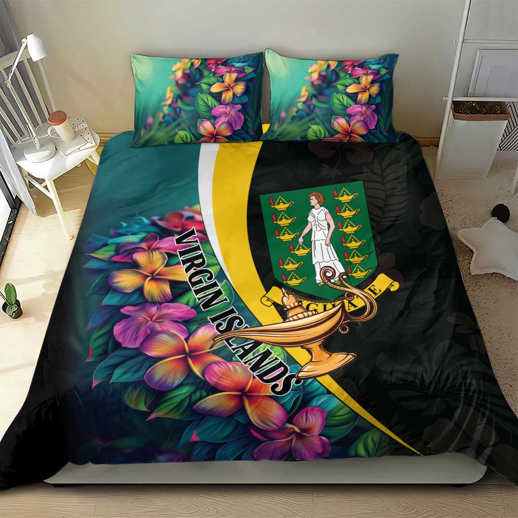 British Virgin Islands Tropical Bedding Set Curve Style