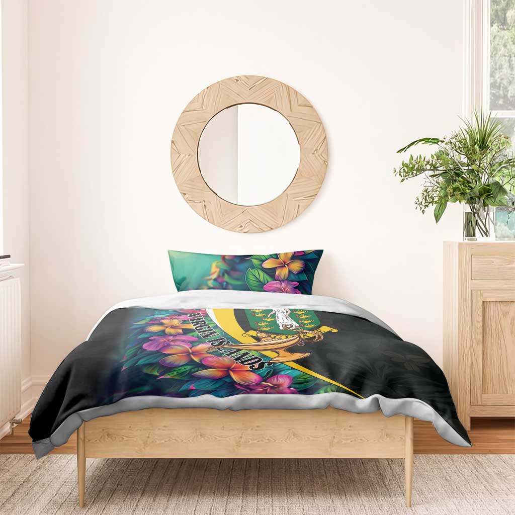British Virgin Islands Tropical Bedding Set Curve Style