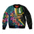 Personalised British Virgin Islands Tropical Bomber Jacket Curve Style