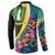 Personalised British Virgin Islands Tropical Button Sweatshirt Curve Style