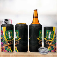 Personalised British Virgin Islands Tropical 4 in 1 Can Cooler Tumbler Curve Style