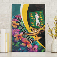 British Virgin Islands Tropical Canvas Wall Art Curve Style