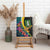 British Virgin Islands Tropical Canvas Wall Art Curve Style