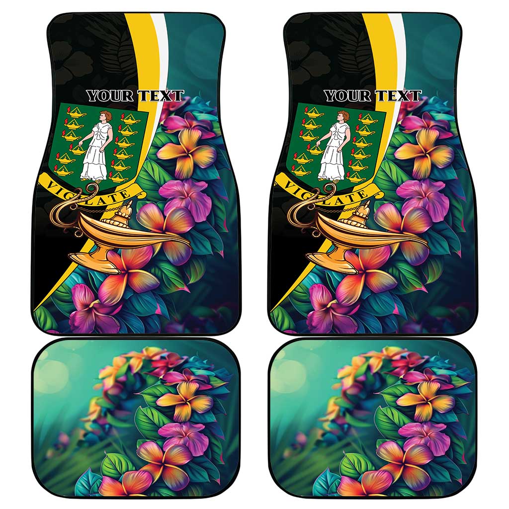 British Virgin Islands Tropical Car Mats Curve Style