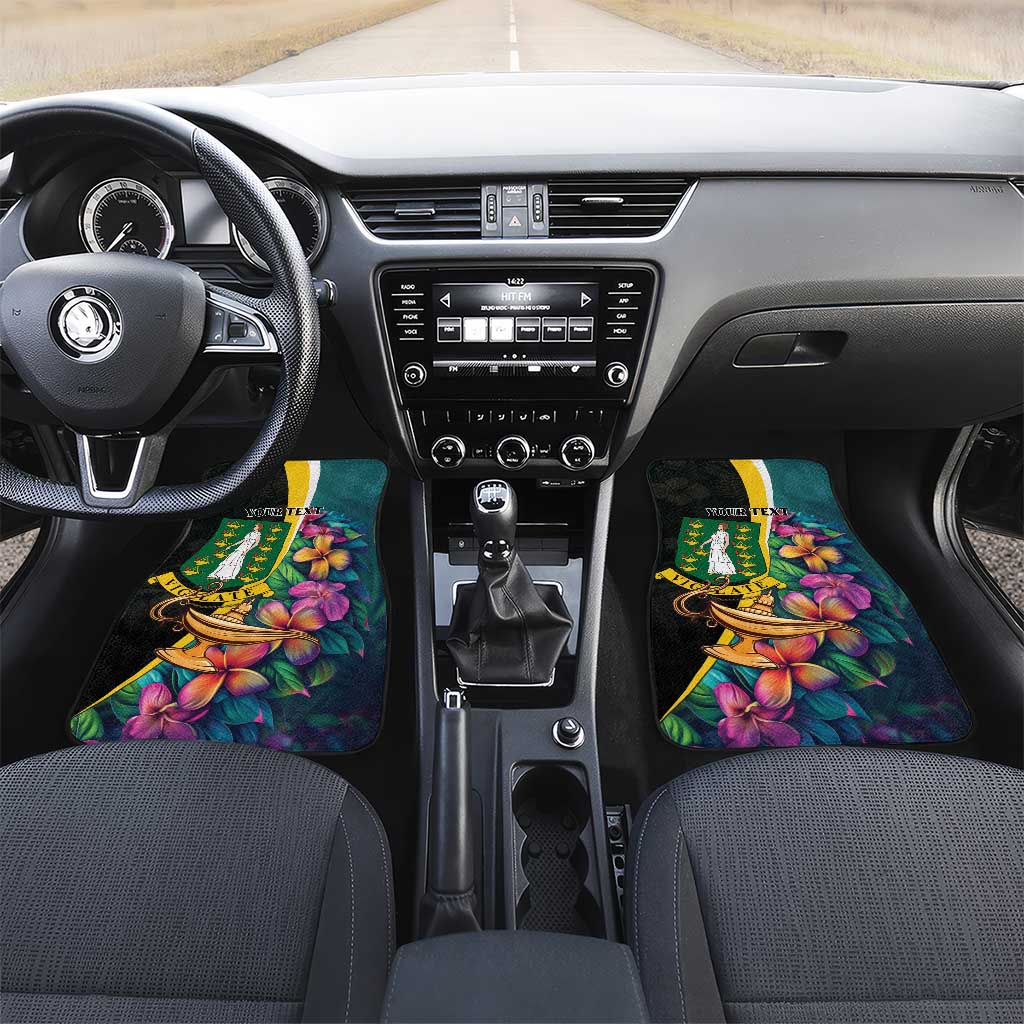 British Virgin Islands Tropical Car Mats Curve Style