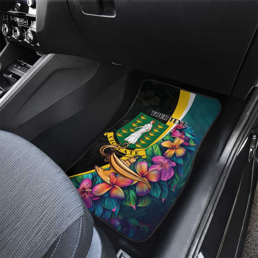 British Virgin Islands Tropical Car Mats Curve Style