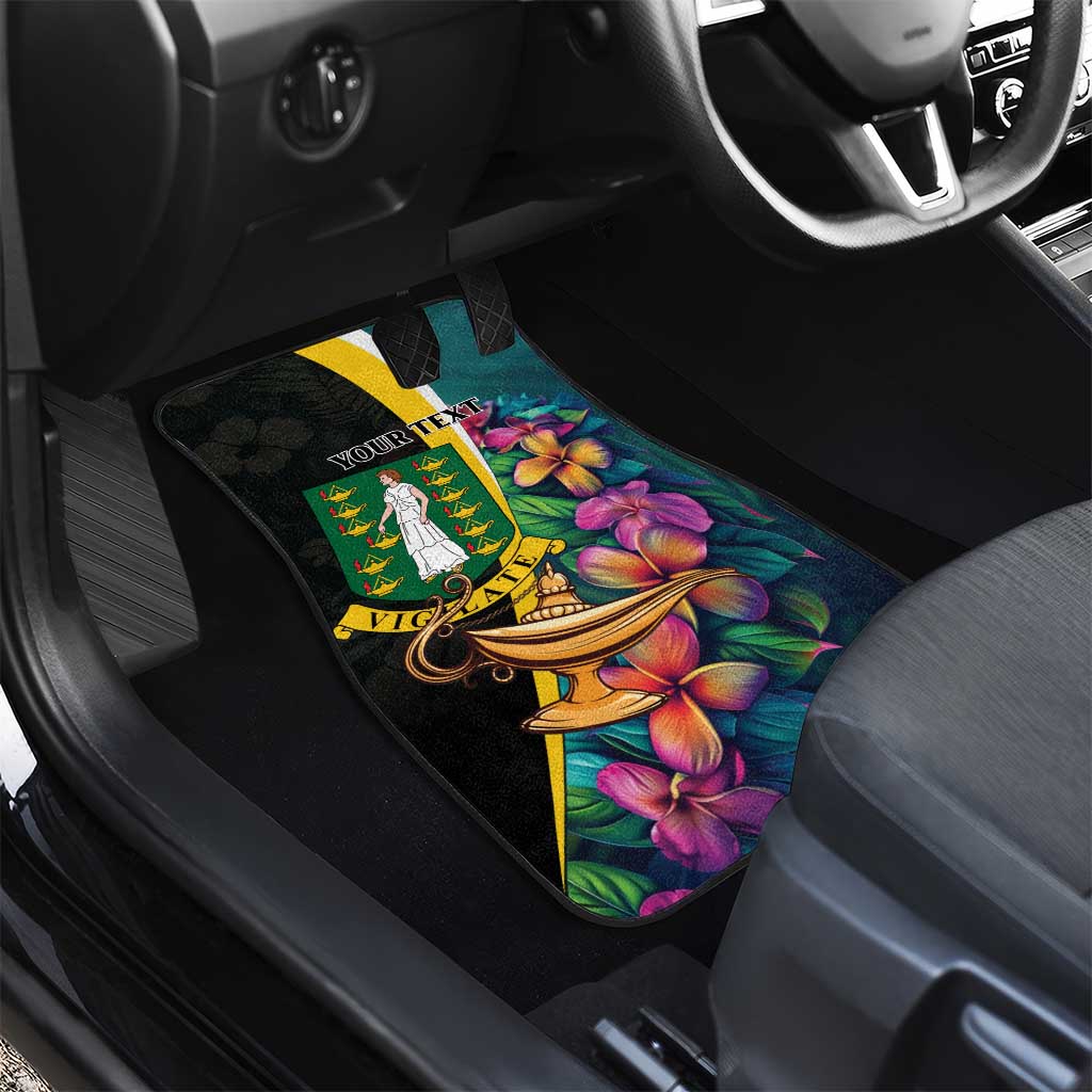 British Virgin Islands Tropical Car Mats Curve Style