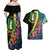Personalised British Virgin Islands Tropical Couples Matching Off Shoulder Maxi Dress and Hawaiian Shirt Curve Style