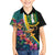 Personalised British Virgin Islands Tropical Family Matching Off Shoulder Short Dress and Hawaiian Shirt Curve Style