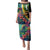 Personalised British Virgin Islands Tropical Family Matching Puletasi and Hawaiian Shirt Curve Style
