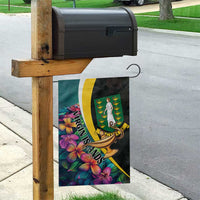 British Virgin Islands Tropical Garden Flag Curve Style