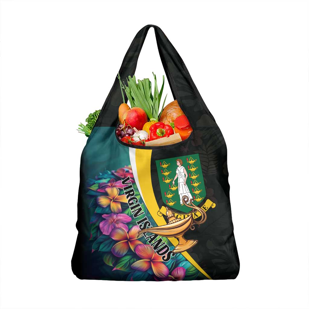 British Virgin Islands Tropical Grocery Bag Curve Style