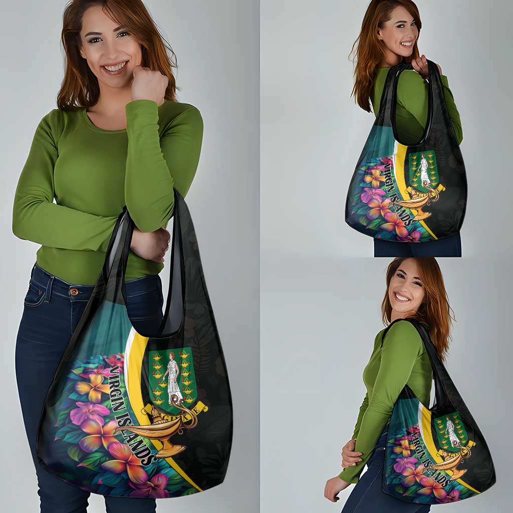 British Virgin Islands Tropical Grocery Bag Curve Style