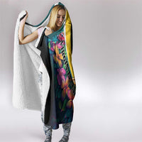 British Virgin Islands Tropical Hooded Blanket Curve Style