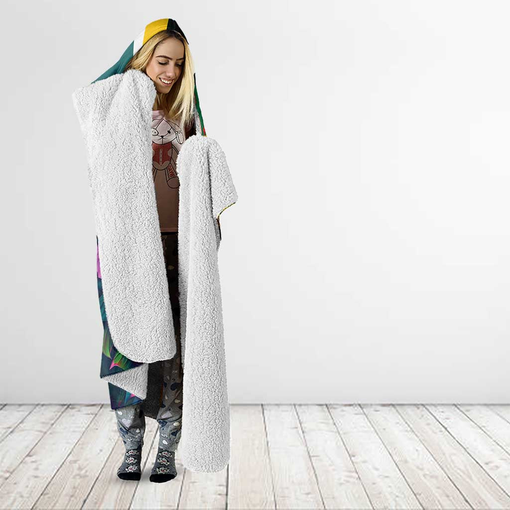 British Virgin Islands Tropical Hooded Blanket Curve Style