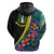Personalised British Virgin Islands Tropical Hoodie Curve Style