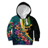 Personalised British Virgin Islands Tropical Kid Hoodie Curve Style
