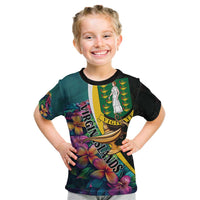 Personalised British Virgin Islands Tropical Kid T Shirt Curve Style