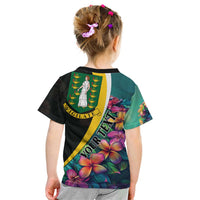 Personalised British Virgin Islands Tropical Kid T Shirt Curve Style