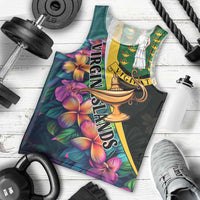 Personalised British Virgin Islands Tropical Men Tank Top Curve Style