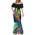 Personalised British Virgin Islands Tropical Mermaid Dress Curve Style