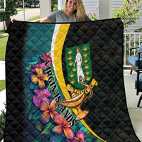British Virgin Islands Tropical Quilt Curve Style