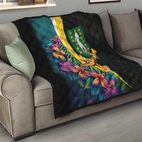 British Virgin Islands Tropical Quilt Curve Style