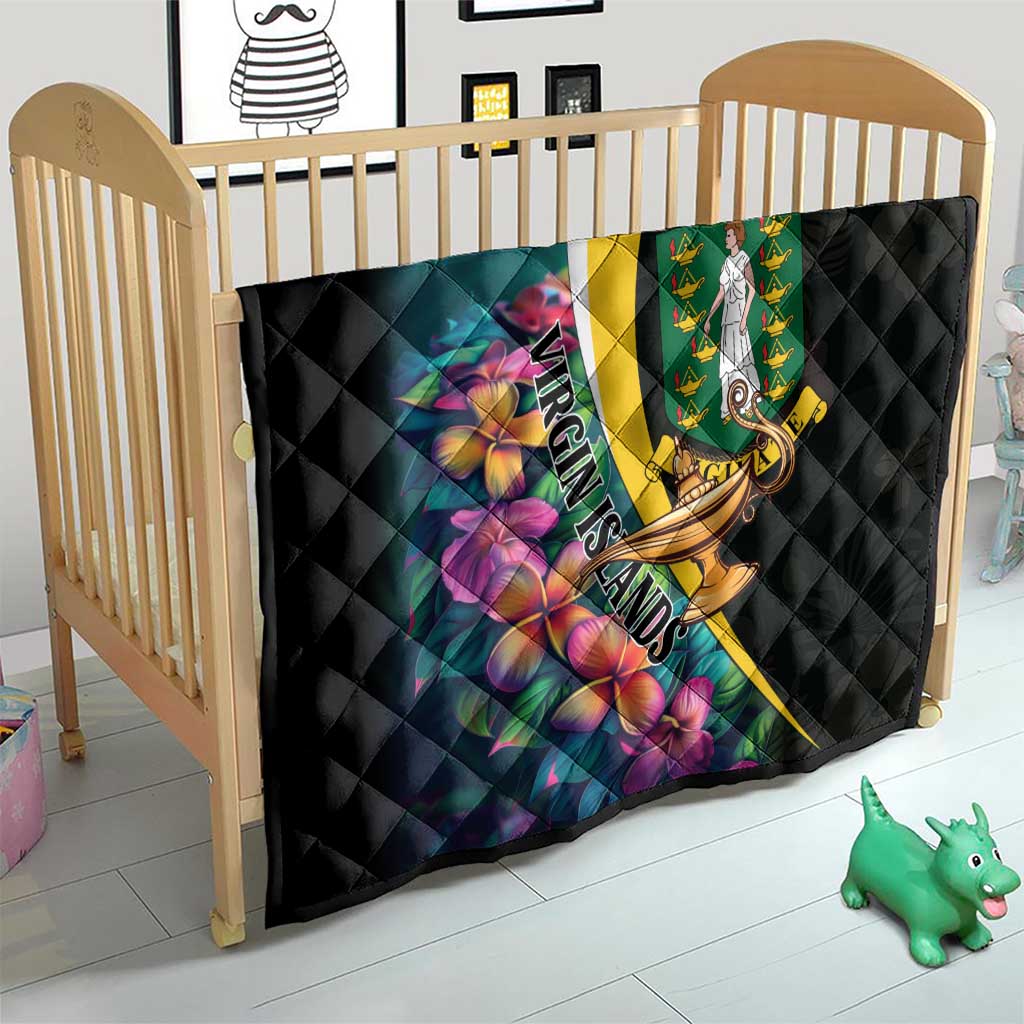 British Virgin Islands Tropical Quilt Curve Style