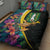 British Virgin Islands Tropical Quilt Bed Set Curve Style