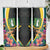 Personalised British Virgin Islands Tropical Skinny Tumbler Curve Style