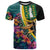 Personalised British Virgin Islands Tropical T Shirt Curve Style