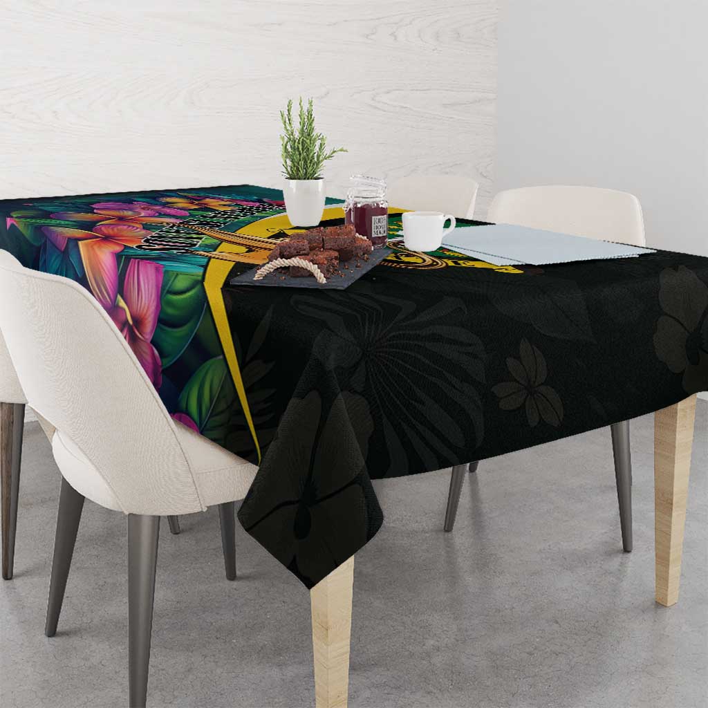 British Virgin Islands Tropical Tablecloth Curve Style