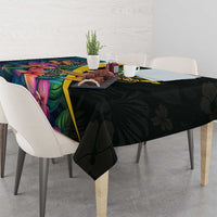 British Virgin Islands Tropical Tablecloth Curve Style