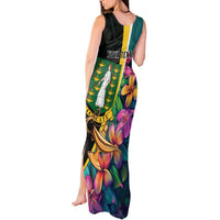 Personalised British Virgin Islands Tropical Tank Maxi Dress Curve Style