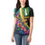 Personalised British Virgin Islands Tropical Women Polo Shirt Curve Style