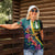 Personalised British Virgin Islands Tropical Women Polo Shirt Curve Style