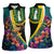 Personalised British Virgin Islands Tropical Women Sleeveless Polo Shirt Curve Style