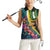 Personalised British Virgin Islands Tropical Women Sleeveless Polo Shirt Curve Style