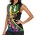 Personalised British Virgin Islands Tropical Women Sleeveless Polo Shirt Curve Style