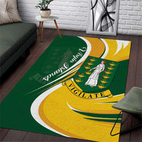 British Virgin Islands Area Rug Vigilate Flag Color
