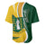 Personalised British Virgin Islands Baseball Jersey Vigilate Flag Color